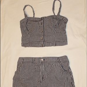 Hollister Checkered Two piece